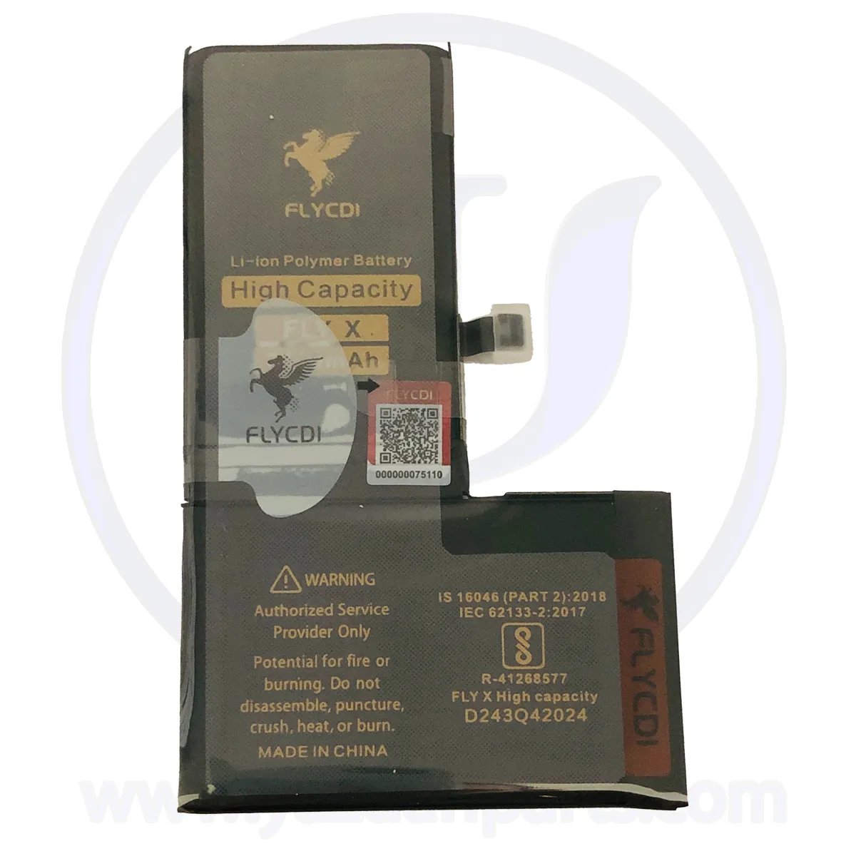 BATTERY IPHONE FLYCDI HIGH CAPACITY X